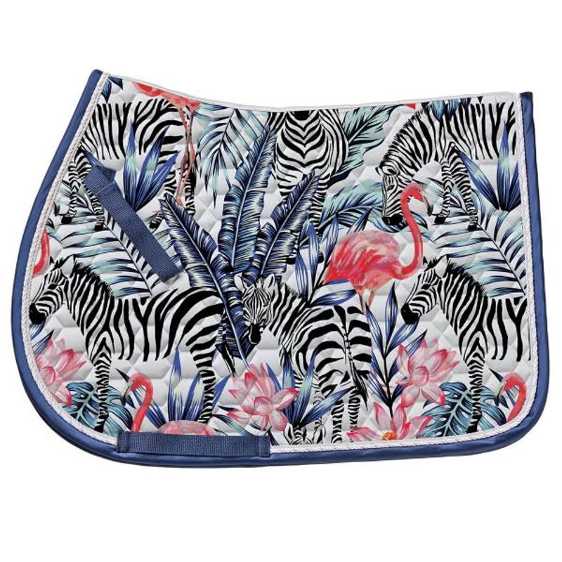 Ovation Altitude Print AP Saddle Pad Zebra Ovation475146ZEBRA