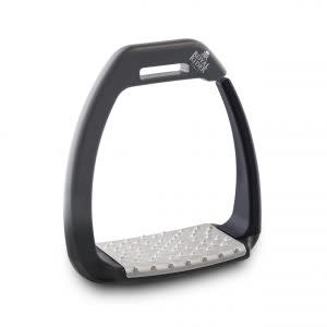 Royal Rider Concept Stirrups - Black/Grey/Aluminum Pad