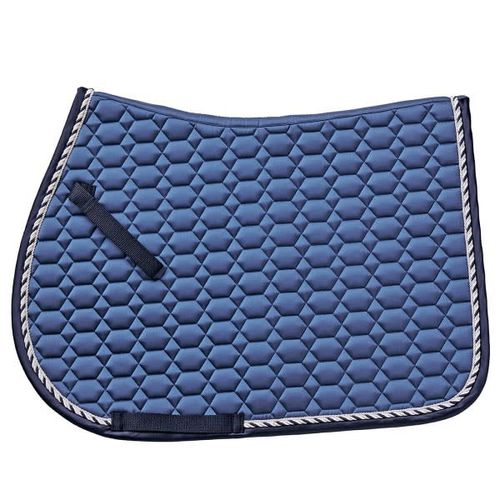 Ovation Elegance Satin AP Saddle Pad - Navy