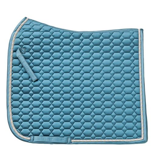 Ovation Elegance Satin Dressage Saddle Pad - Sky Blue