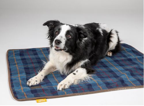 Digby & Fox Tweed Dog Blanket - Navy