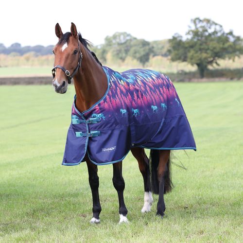 Shires Tempest Original Lite Turnout - Navy Forest