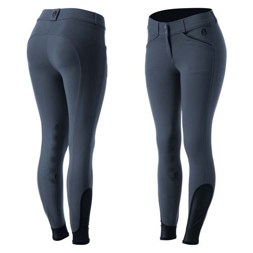 Equinavia Women's Astrid Silicone Knee Patch Breeches - Moon Indigo Blue/Navy