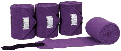 TuffRider Horse Fleece Polo Bandages - Purple