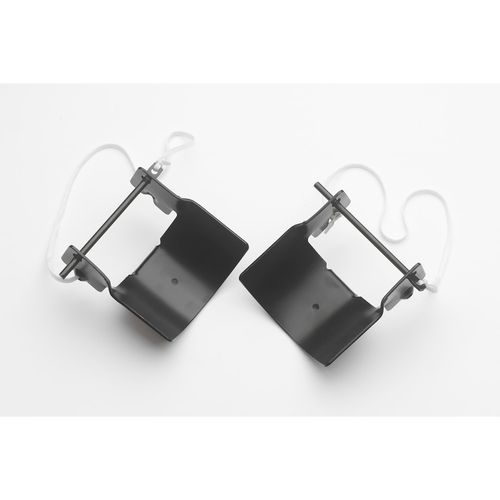 Equi-Essentials Steel Jump Cups w/Black Pins - Black