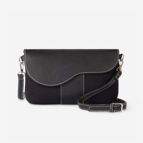 Oughton Paddock Classic Canvas Crossbody - Classic Black