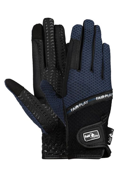 Fair Play Istria Gloves - Steel Blue/Black