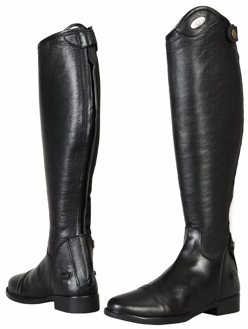 OUTLET: TuffRider Women's Belmont Dress Boots - 8 Wide - Black