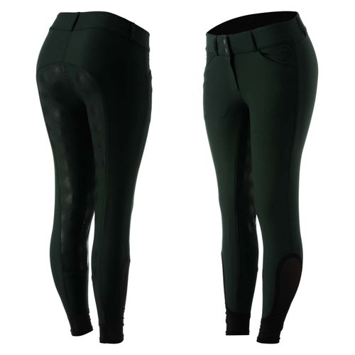 Equinavia Women's Maud Full Seat Breeches - Deep Green