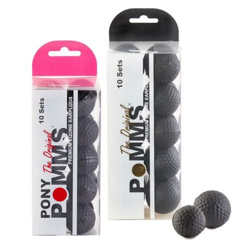 Pomms Eques Earplug 20 Pack - Black