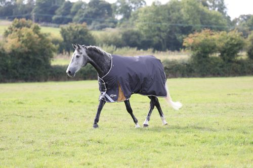 Shires Highlander Plus 300G Standard Neck Turnout - Grey
