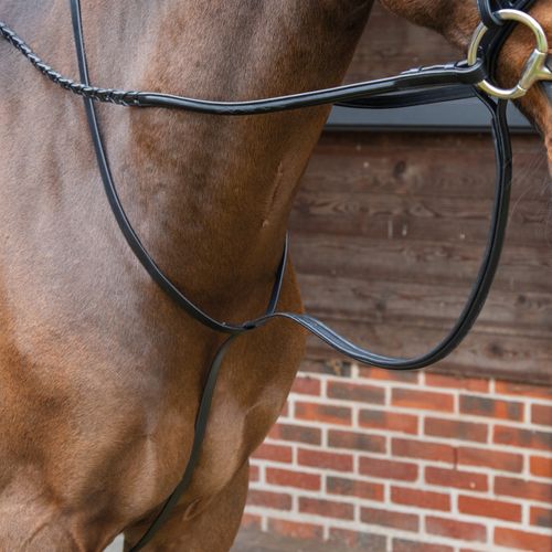 Shires Velociti Lusso Standing Martingale - Black