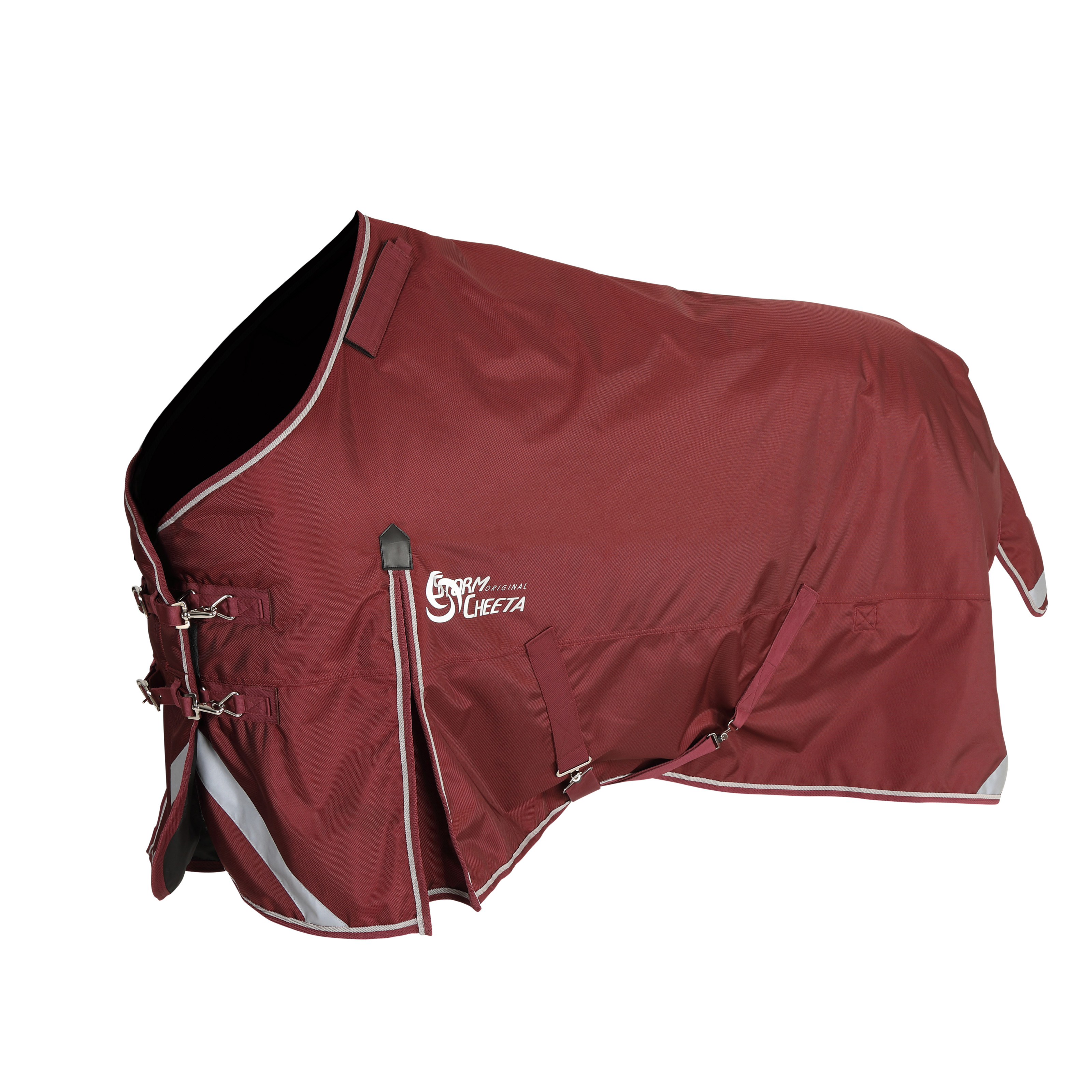 Shires Stormcheeta Turnout Set 300g - Maroon - Stormcheeta-9691
