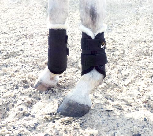 Equine Healthcare International Pro Series Fleece Boots - Black