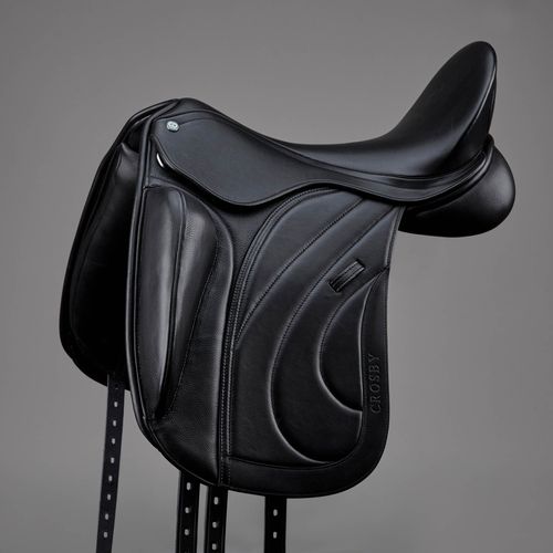 Crosby Dressage Extrenal Knee Block Saddle II - Black