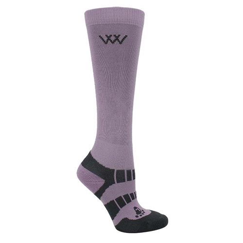 Woof Wear Kids' Young Rider Pro Sock - Lilac/Grey