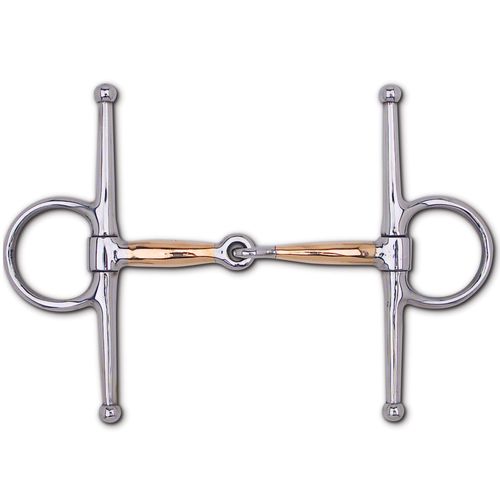 Toklat Full Cheek Thin Copper Mouth Snaffle Bit