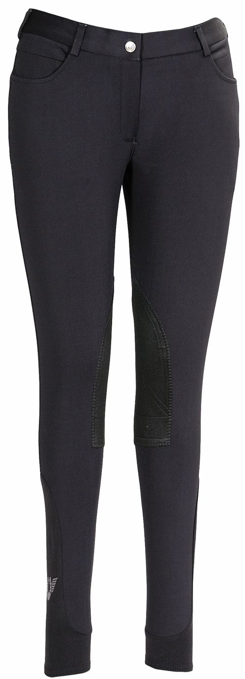 TuffRider Women's Wellesley Knee Patch Breeches - Black