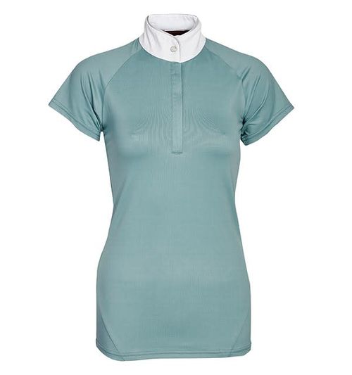 Horseware Women's Sara Jersey Short Sleeve Competition Shirt - Tourmaline