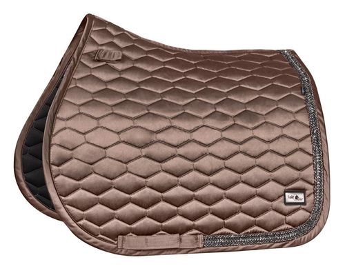 Fair Play Hexagon Arrow All Purpose Saddle Pad - Taupe Grey