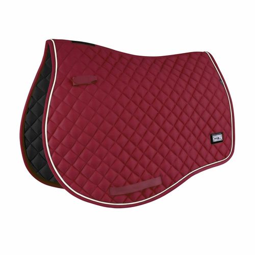 Fair Play Amber 2.0 Jump Saddle Pad - Burgundy