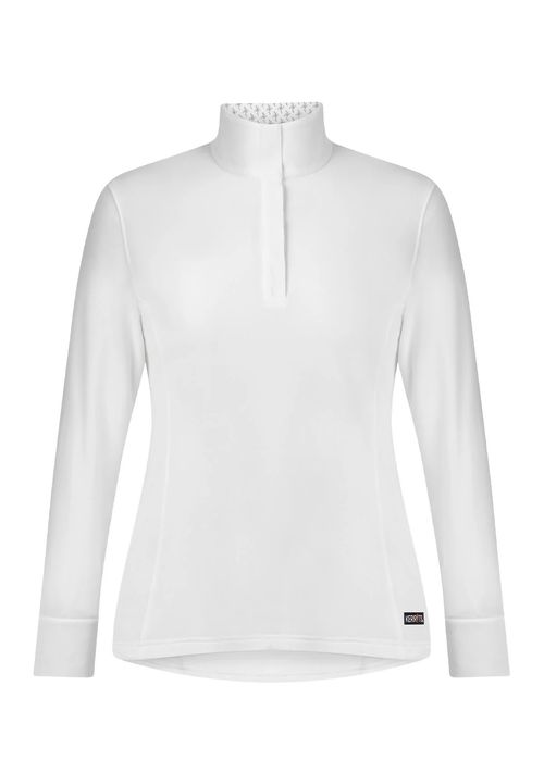 Kerrits Women's Winter Circuit Show Shirt - White/Bits n Crops