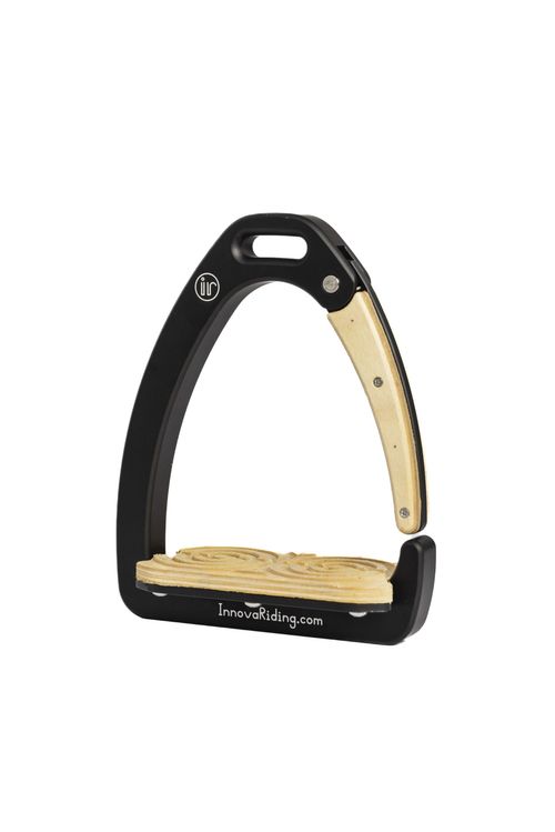 Innova Aria Stirrups - Black/Light Wood