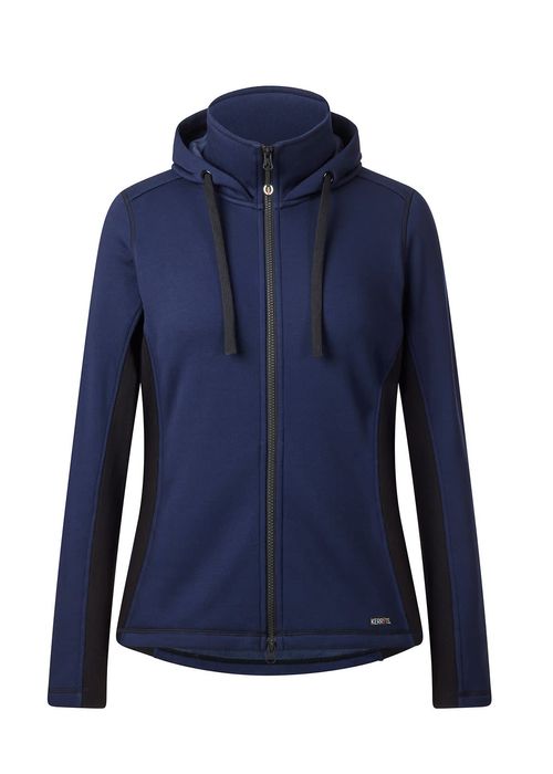 Kerrits Women's Double Take Full Zip Fleece Hoodie - Ink