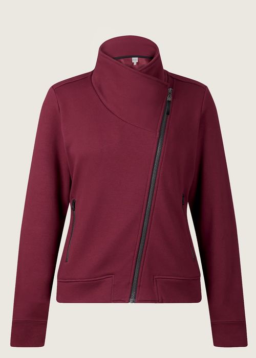 EQL Women's Wrap Front Fleece Jacket - Sangria