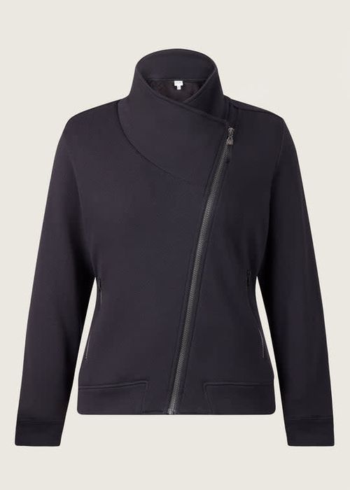 EQL Women's Wrap Front Fleece Jacket - Black