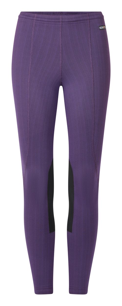 Kerrits Kids' Fleece Lite II Knee Patch Tights - Huckleberry