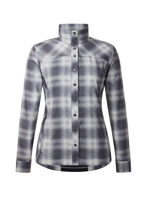 Kerrits Women's Not Just A Barn Shirt - Peppercorn Plaid