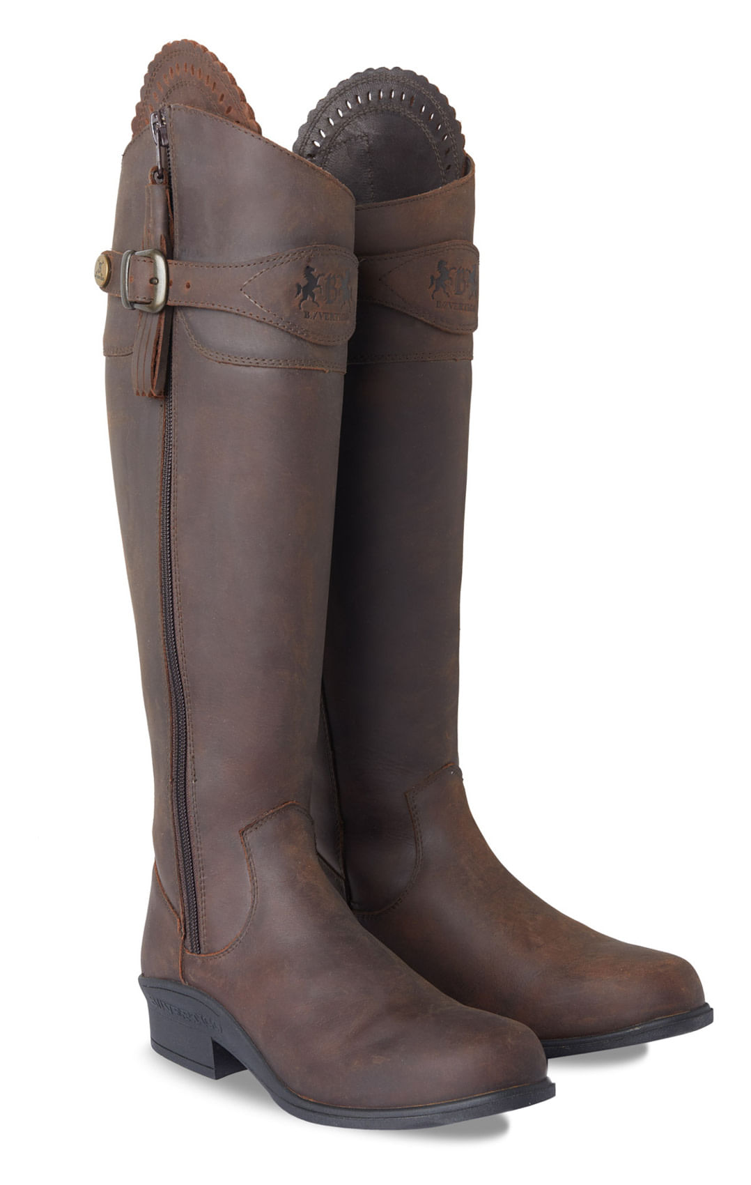 Waterproof leather country clearance boots