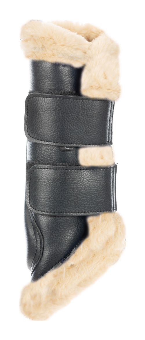Equinavia Vali Ultra Fleece Brushing Boot - Black/Natural