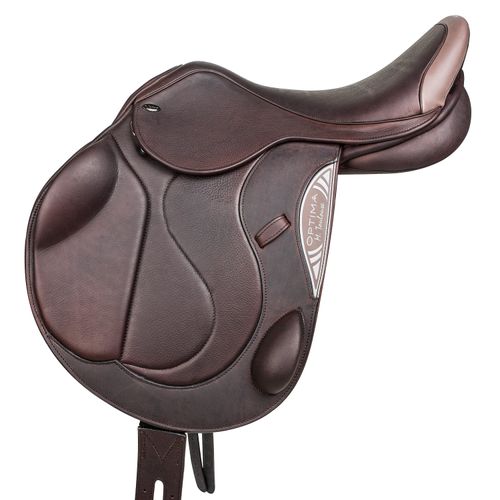 M. Toulouse Optima Chanelle  Monoflap Eventing Saddle w/Genesis - Chocolate