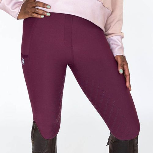 Romfh Women's Vida Full Grip Pull On Tights - Aubergine