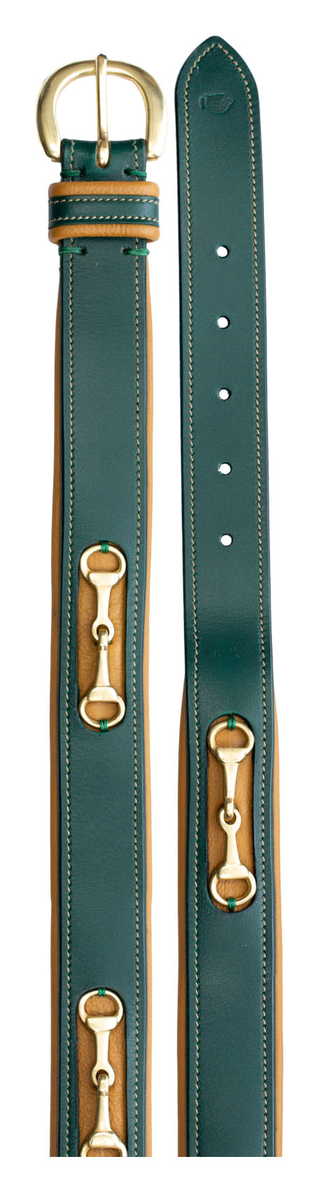 Equinavia Tirild Bit Belt - Tan/Green