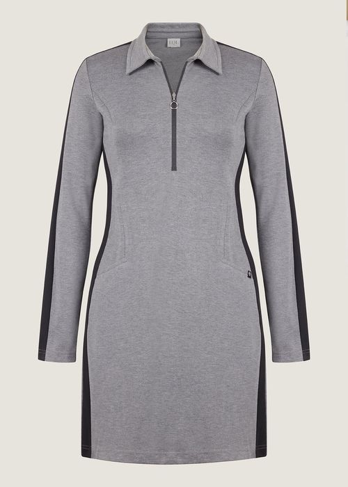 EQL Women's Ascent Ponte Tunic Dress - Charcoal Heather