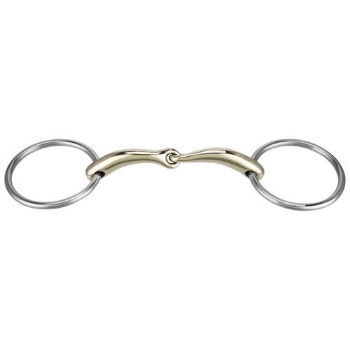 Herm Sprenger Pronamic Single Jointed Sensogan Loose Ring Snaffle 14mm