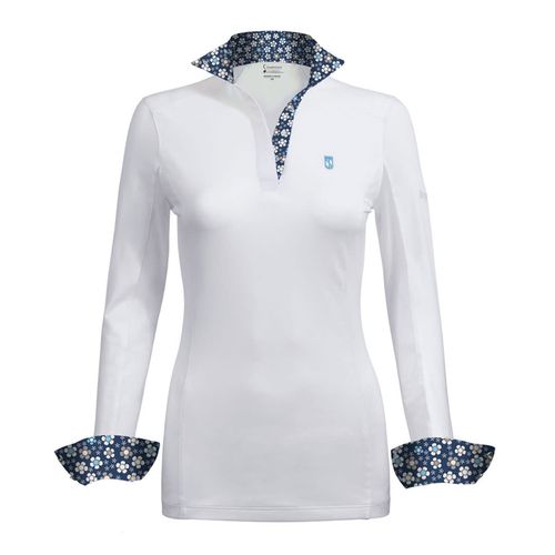 Tredstep Women's Symphony Paris Long Sleeve Competition Shirt - Nebula Blue