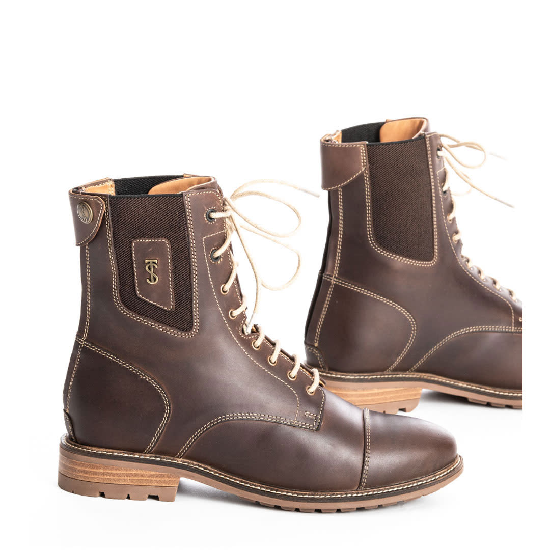 Lace Zip Mahogany