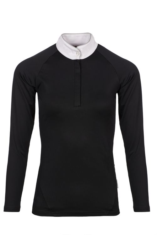 Horseware Women's Sara Long Sleeve Competition Shirt - Black