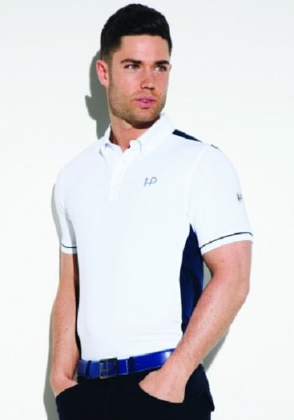 Horseware Men's HP Milano Polo - White/Navy