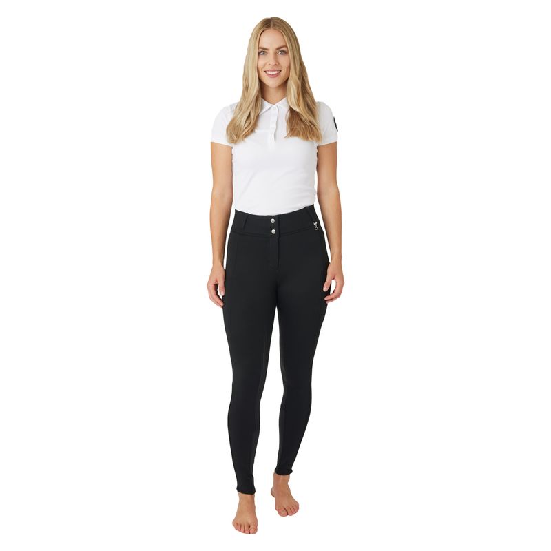 Horze Women's Mira Thermo Full Seat Breeches - Chocolate Martini