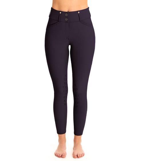 Tredstep Women's Evolute Knee Patch Breeches - Navy