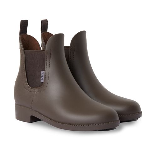 Horze Kids' Bonn Rubber Paddock Boots - Brown