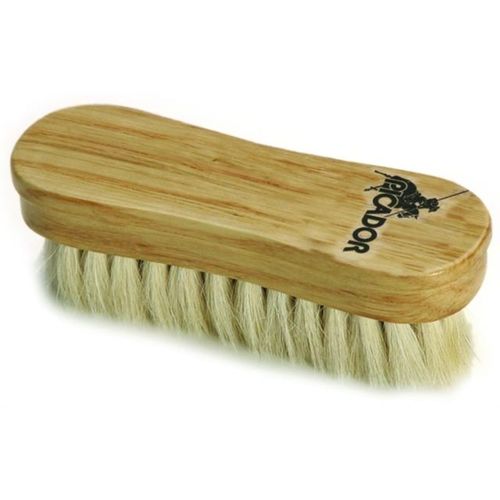 Cavalier Picador Goat Hair Face Brush - Natural Wood