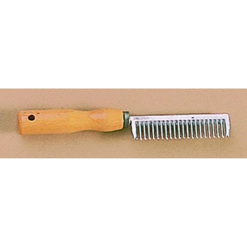 Cavalier Mane Comb w/Handle - Natural Wood