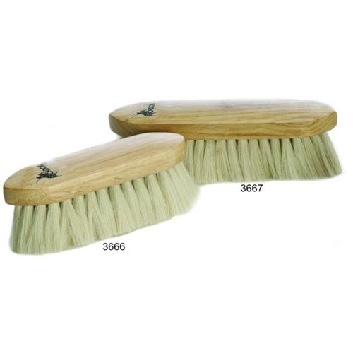 Cavalier Picador Goat Hair Dandy Brush - Natural Wood