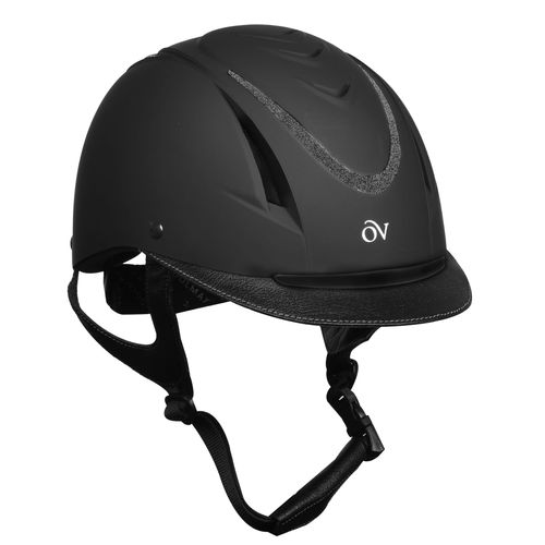 Ovation Z-6 Glitz II Helmet - Black Glitter Black